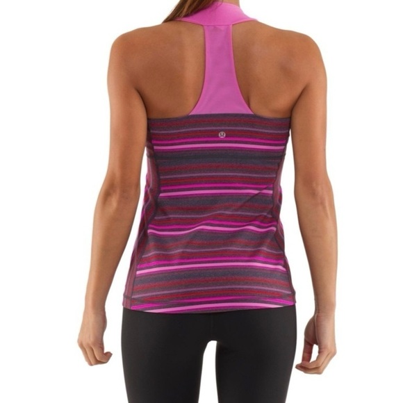 LULULEMON Scoop Neck Tank
Elevation Space Dye Smoky Rose 4 Striped Pink Gray - Picture 14 of 14